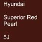 Preview: Hyundai, Superior Red Pearl, 5J.